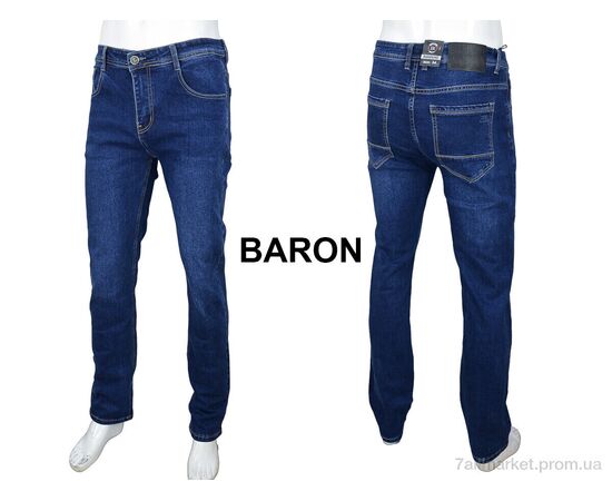 Джинси чоловічі  8769 (8 шт. р.сітка32-38) "Baron" недорого оптом від прямого постачальника, зображення 3