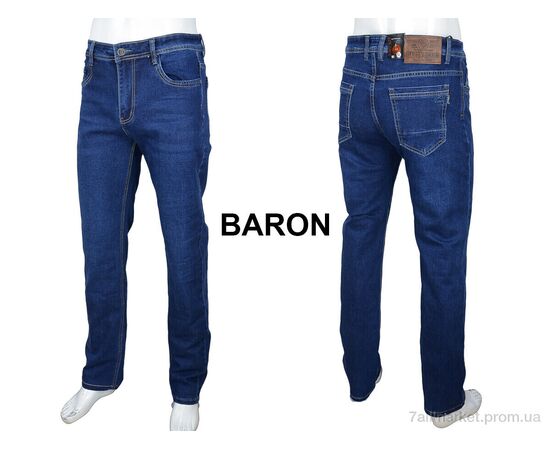 Джинси чоловічі  BR9252 (8 шт. р.сітка32-40) "Baron" недорого оптом від прямого постачальника, зображення 3