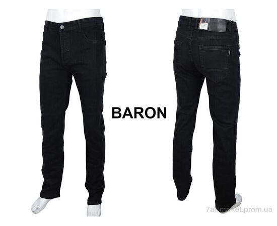 Джинси чоловічі  BR9268 (8 шт. р.сітка29-36) "Baron" недорого оптом від прямого постачальника, зображення 3