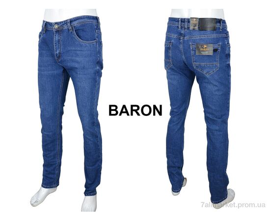 Джинси чоловічі  1705 (8 шт. р.сітка29-36) "Baron" недорого оптом від прямого постачальника, зображення 3