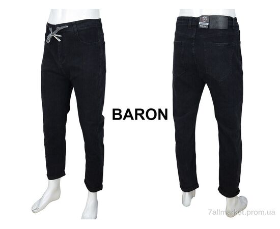 Джинси чоловічі  8834 (8 шт. р.сітка29-36) "Baron" недорого оптом від прямого постачальника, зображення 3