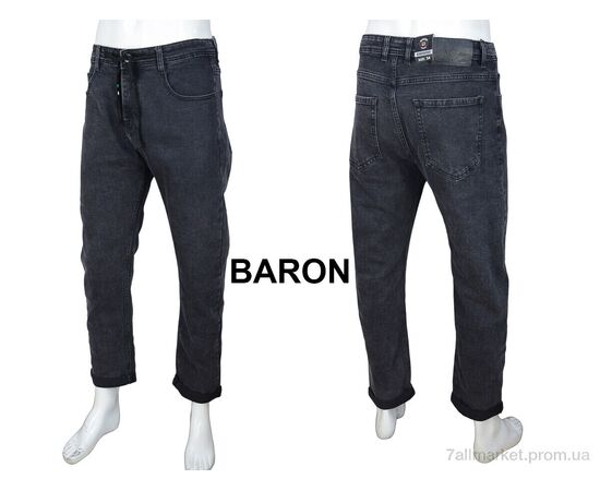 Джинси чоловічі  9005 (8 шт. р.сітка28-36) "Baron" недорого оптом від прямого постачальника, зображення 3