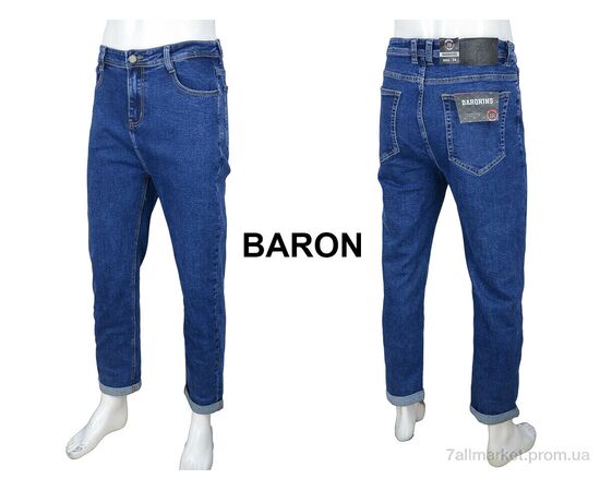 Джинси чоловічі  9010 (8 шт. р.сітка29-38) "Baron" недорого оптом від прямого постачальника, зображення 3