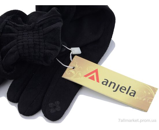 Рукавички жіночі Зима 2-21 black (10 шт. р.сітка6,5-8,5) "KUINH" недорого оптом від прямого постачальника, зображення 2