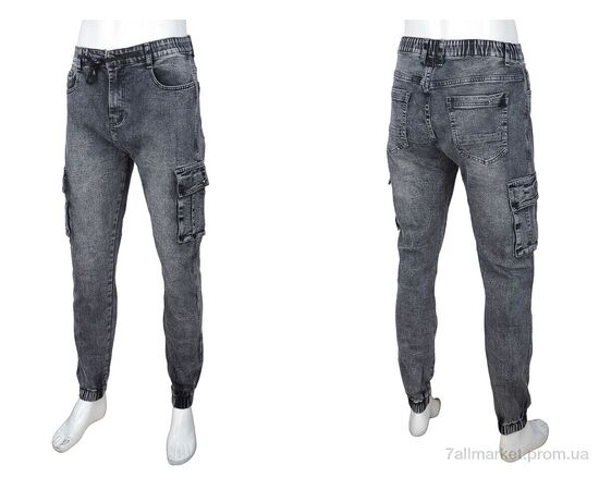 Джинси чоловічі  8836 (8 шт. р.сітка29-38) "Baron" недорого оптом від прямого постачальника, зображення 3