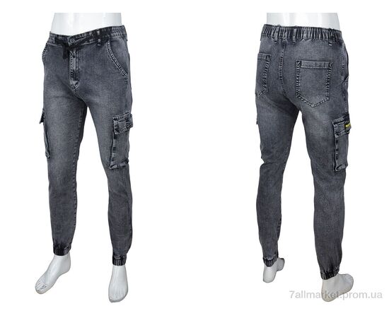 Джинси чоловічі  8828 (8 шт. р.сітка29-36) "Baron" недорого оптом від прямого постачальника, зображення 3