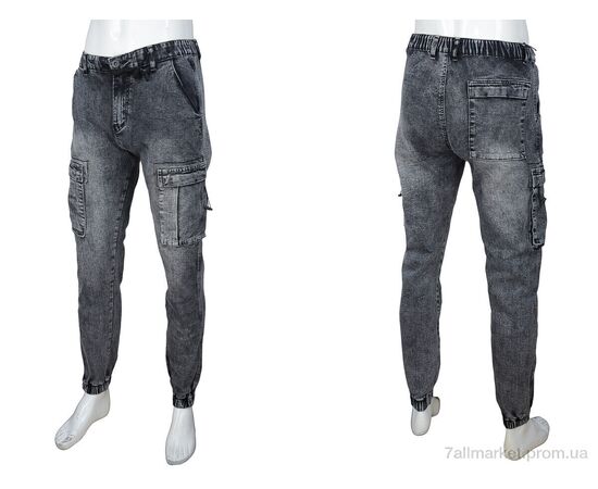 Джинси чоловічі  8829 (8 шт. р.сітка29-38) "Baron" недорого оптом від прямого постачальника, зображення 3