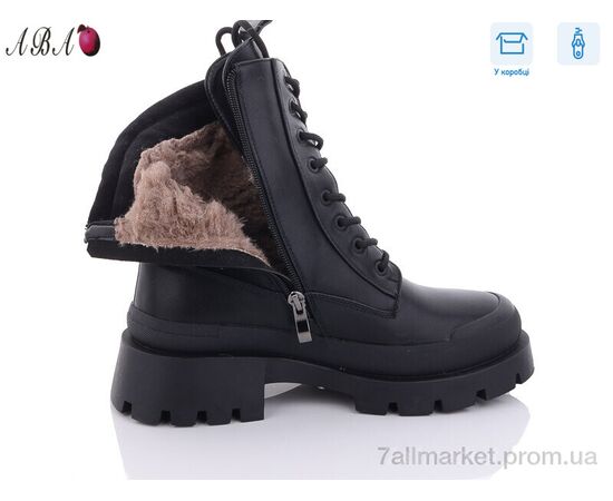 Черевики жіночі стильні Зима Y33 (8 пар р.36-41) "Aba" недорого оптом від прямого постачальника, зображення 2