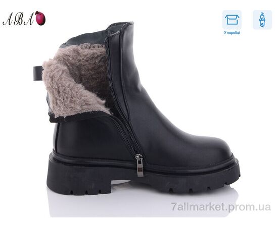 Черевики жіночі стильні Зима Y132 (8 пар р.36-41) "Aba" недорого оптом від прямого постачальника, зображення 2