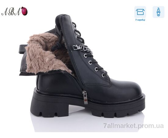 Черевики жіночі стильні Зима Y14 (8 пар р.36-41) "Aba" недорого оптом від прямого постачальника, зображення 2
