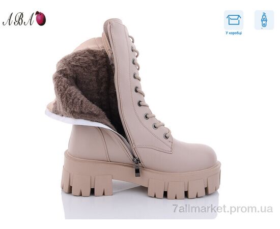 Черевики жіночі стильні Зима Y50-3 (8 пар р.36-41) "Aba" недорого оптом від прямого постачальника, зображення 2