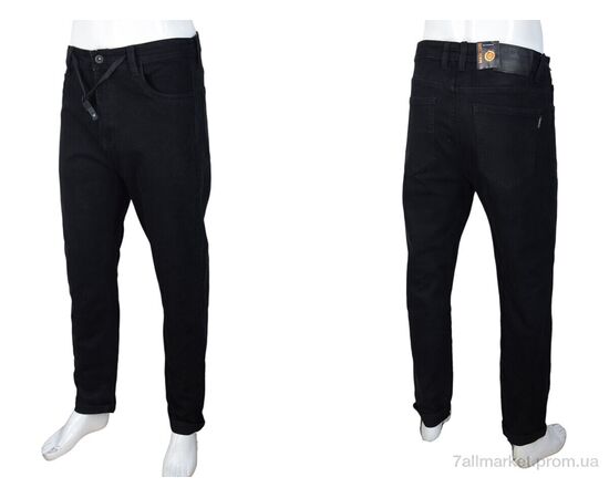 Джинси чоловічі Весна/осінь M310-2 black (8 шт. р.сітка29-38) "Baron" недорого оптом від прямого постачальника, зображення 3