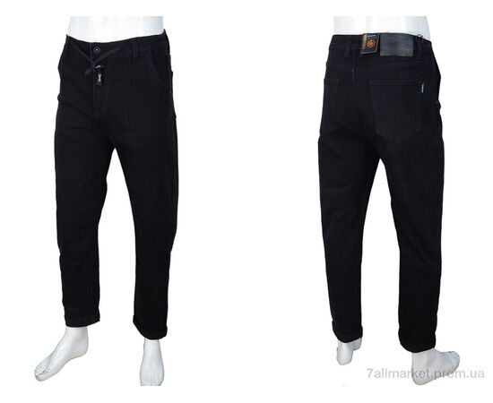 Джинси чоловічі Весна/осінь M301-1 black (8 шт. р.сітка28-36) "Baron" недорого оптом від прямого постачальника, зображення 3