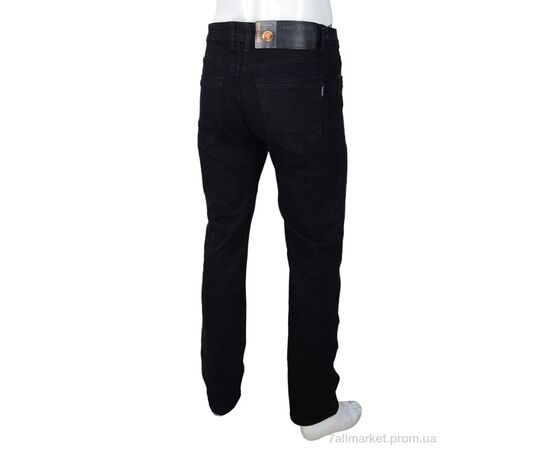 Джинси чоловічі Весна/осінь Z320-2 black (8 шт. р.сітка32-42) "Baron" недорого оптом від прямого постачальника, зображення 2