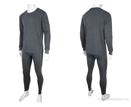 Термобілизна чоловіча Зима 996 grey (07888) (4 шт. р.сіткаXL-4XL) "Obuvok" недорого оптом від прямого постачальника, зображення 3
