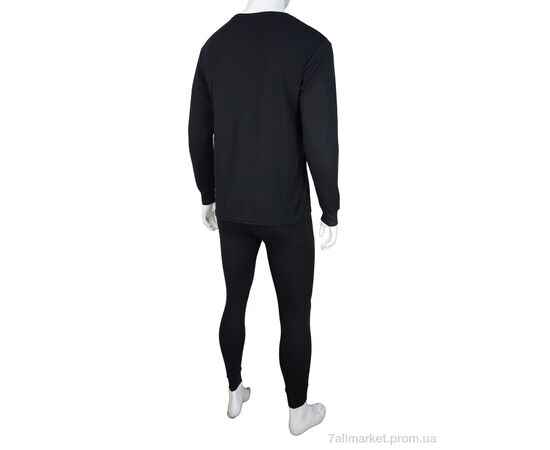 Термобілизна чоловіча Зима 996 black (07888) (4 шт. р.сіткаXL-4XL) "Obuvok" недорого оптом від прямого постачальника, зображення 2