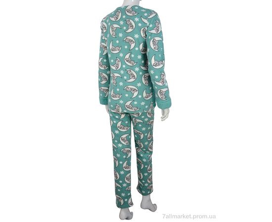 Піжама жіноча Весна/осінь 3011 green (4 шт. р.сіткаS-XL) "Nicoletta" недорого оптом від прямого постачальника, зображення 2 Піжама жіноча Весна/осінь 3011 green (4 шт. р.сіткаS-XL) "Nicoletta" недорого оптом від прямого постачальника, зображення 2