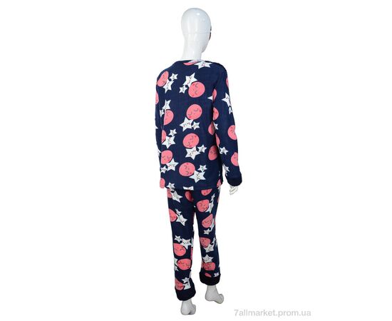 Пижама женская Весна/осень 8228 navy (4 шт. р.сетка M-2XL) "Nicoletta" недорого оптом от прямого поставщика, изображение 2 Фотография Пижама женская Весна/осень 8228 navy (4 шт. р.сетка M-2XL) "Nicoletta" недорого оптом от прямого поставщика, изображение 2