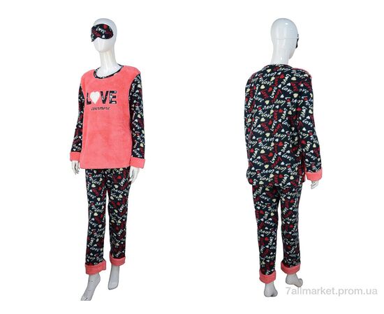 Піжама жіноча Весна/осінь 8218 black (4 шт. р.сіткаM-2XL) "Nicoletta" недорого оптом від прямого постачальника, зображення 3 Піжама жіноча Весна/осінь 8218 black (4 шт. р.сіткаM-2XL) "Nicoletta" недорого оптом від прямого постачальника, зображення 3