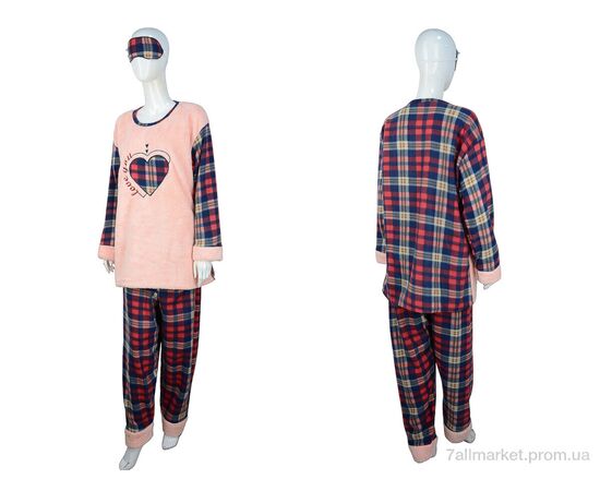 Піжама жіноча Весна/осінь 8234 navy (3 шт. р.сітка3XL-5XL) "Nicoletta" недорого оптом від прямого постачальника, зображення 3 Піжама жіноча Весна/осінь 8234 navy (3 шт. р.сітка3XL-5XL) "Nicoletta" недорого оптом від прямого постачальника, зображення 3