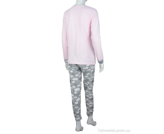 Піжама жіноча Весна/осінь 96689 grey (4 шт. р.сіткаS-XL) "Nicoletta" недорого оптом від прямого постачальника, зображення 2 Піжама жіноча Весна/осінь 96689 grey (4 шт. р.сіткаS-XL) "Nicoletta" недорого оптом від прямого постачальника, зображення 2