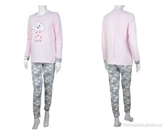 Піжама жіноча Весна/осінь 96689 grey (4 шт. р.сіткаS-XL) "Nicoletta" недорого оптом від прямого постачальника, зображення 3 Піжама жіноча Весна/осінь 96689 grey (4 шт. р.сіткаS-XL) "Nicoletta" недорого оптом від прямого постачальника, зображення 3