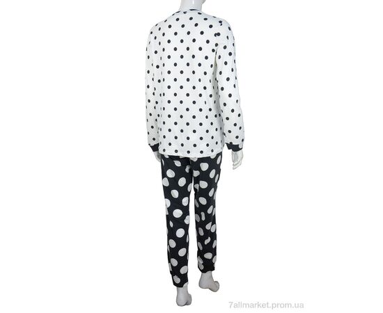 Пижама женская Весна/осень 96717 white (4 шт. р.сетка S-XL) "Nicoletta" недорого оптом от прямого поставщика, изображение 2 Фотография Пижама женская Весна/осень 96717 white (4 шт. р.сетка S-XL) "Nicoletta" недорого оптом от прямого поставщика, изображение 2