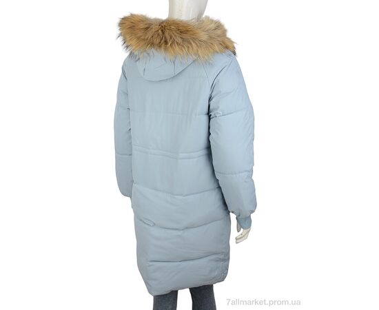 Куртка женская Зима 9233 l.blue (4 шт. р.сетка M-2XL) "Hope" недорого оптом от прямого поставщика, изображение 2 Фотография Куртка женская Зима 9233 l.blue (4 шт. р.сетка M-2XL) "Hope" недорого оптом от прямого поставщика, изображение 2