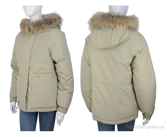 Куртка женская Зима 952 khaki (4 шт. р.сетка S-XL) "Hope" недорого оптом от прямого поставщика, изображение 3 Фотография Куртка женская Зима 952 khaki (4 шт. р.сетка S-XL) "Hope" недорого оптом от прямого поставщика, изображение 3