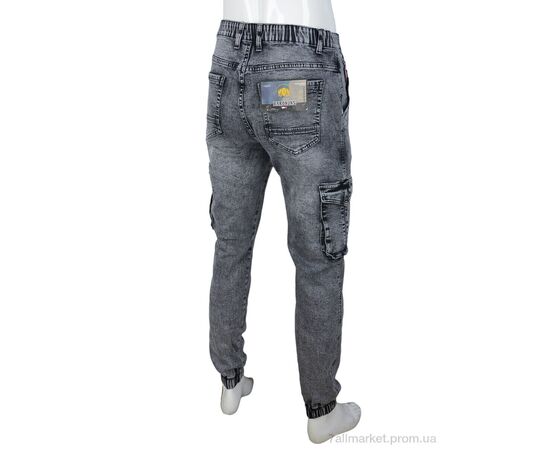 Фотография Джинсы мужские Весна/осень 8839 grey (8 шт. р.сетка 29-36) "Baron" недорого оптом от прямого поставщика, изображение 2