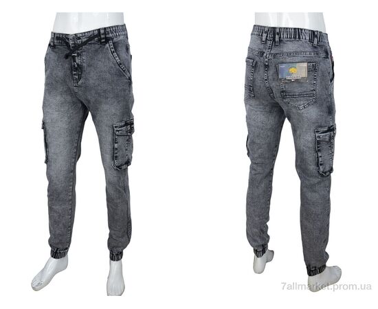 Фотография Джинсы мужские Весна/осень 8839 grey (8 шт. р.сетка 29-36) "Baron" недорого оптом от прямого поставщика, изображение 3