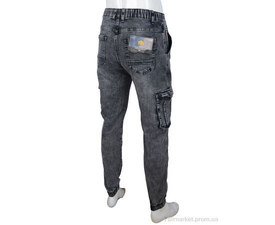 Джинси чоловічі Весна/осінь 8843 grey (8 шт. р.сітка30-38) "Baron" недорого оптом від прямого постачальника, зображення 2