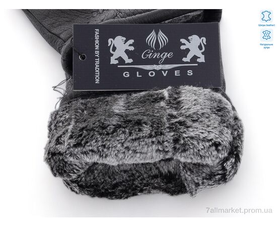 Фотография Перчатки мужские Зима 2813 black (10 шт. р.сетка 10-12) "KUINH" недорого оптом от прямого поставщика, изображение 2