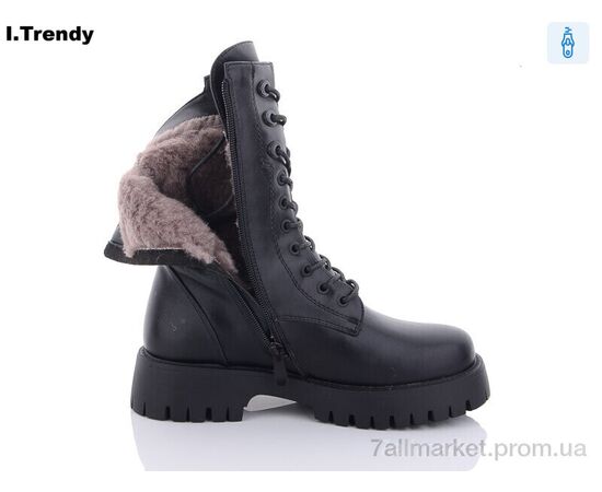 Черевики жіночі стильні Зима B8087 (6 пар р.36-41) "Trendy" недорого оптом від прямого постачальника, зображення 2