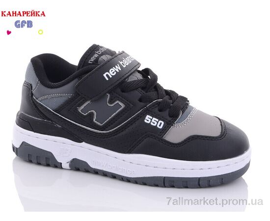 Фотография Кроссовки детские модные Весна/осень A16-7 (8 пар р.32-39) "GFB-Канарейка" недорого оптом от прямого поставщика, изображение 2