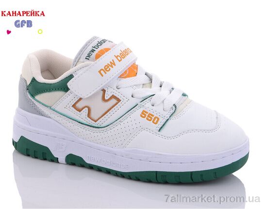 Фотография Кроссовки детские модные Весна/осень A16-8 (8 пар р.32-39) "GFB-Канарейка" недорого оптом от прямого поставщика, изображение 2