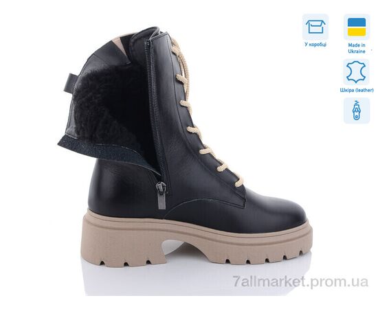 Фотография Ботинки женские стильные зима 07062-45K (6 пар р.36-40) "A.N.I.One" недорого оптом от прямого поставщика, изображение 2