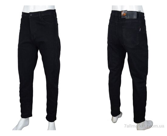 Фотография Джинсы мужские Весна/осень M310-5 black (8 шт. р.сетка 30-38) "Baron" недорого оптом от прямого поставщика, изображение 3