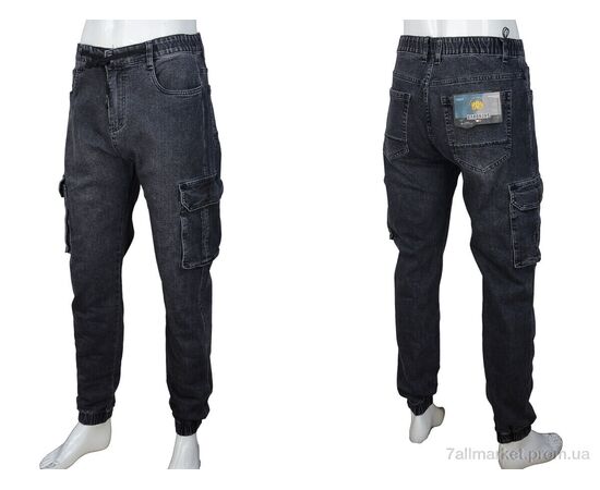 Фотография Джинсы мужские Весна/осень 8854 grey (8 шт. р.сетка 30-40) "Baron" недорого оптом от прямого поставщика, изображение 3
