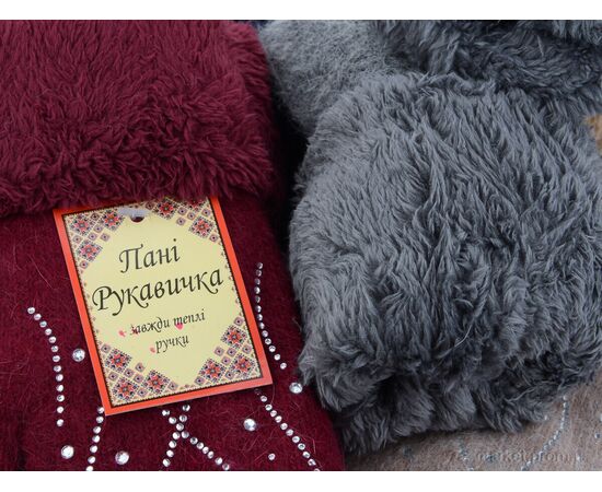 Фотография Варежки для женщин Зима B42 mix-old (10 шт. р.сетка One size) "TUZZI" недорого оптом от прямого поставщика, изображение 2