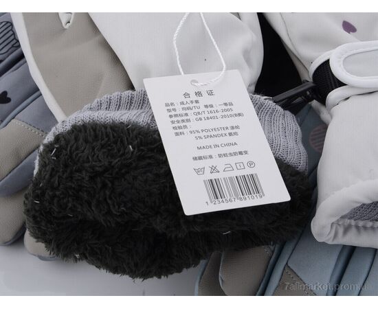 Рукавички жіночі Зима T3 mix (12 шт. р.сіткаOne size) "KUINH" недорого оптом від прямого постачальника, зображення 2