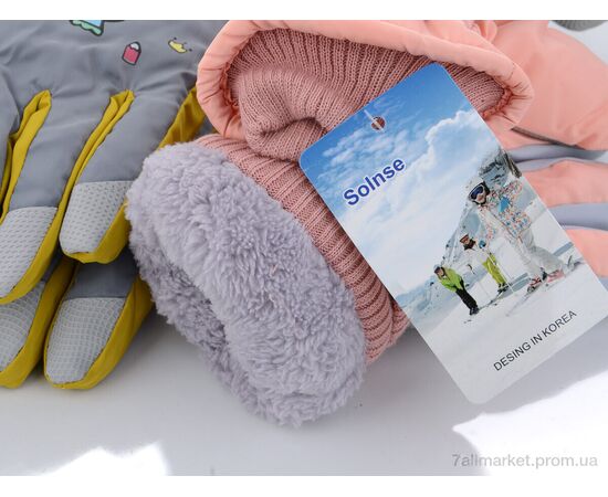 Фотография Перчатки для детей Зима T5 mix (12 шт. р.сетка 8-12) "KUINH" недорого оптом от прямого поставщика, изображение 2