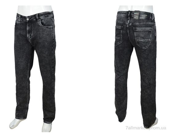 Джинси чоловічі Весна/осінь BRM9315BT grey (8 шт. р.сітка32-38) "Baron" недорого оптом від прямого постачальника, зображення 3
