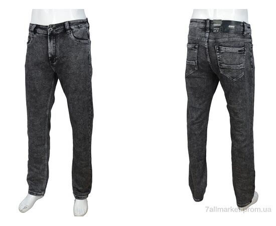 Джинси чоловічі Весна/осінь BRM9321BT grey (8 шт. р.сітка29-38) "Baron" недорого оптом від прямого постачальника, зображення 3