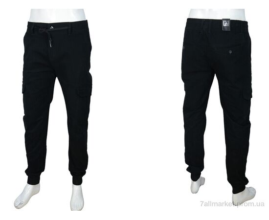 Фотография Джинсы мужские Весна/осень 8527-1 black (8 шт. р.сетка 32-38) "Baron" недорого оптом от прямого поставщика, изображение 3