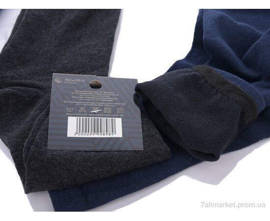 Шкарпетки для чоловіків Весна/осінь Lux L101 (08096) mix (12 шт. р.сітка41-45) "Obuvok" недорого оптом від прямого постачальника, зображення 2