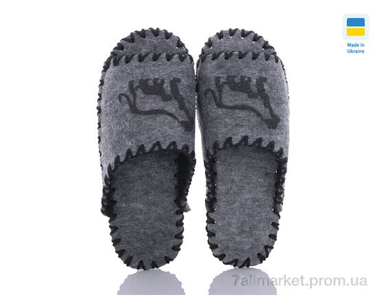 Фотография Тапки мужские домашние Весна/осень 370M сірий (9 пар р.40-45) "Active" недорого оптом от прямого поставщика, изображение 2