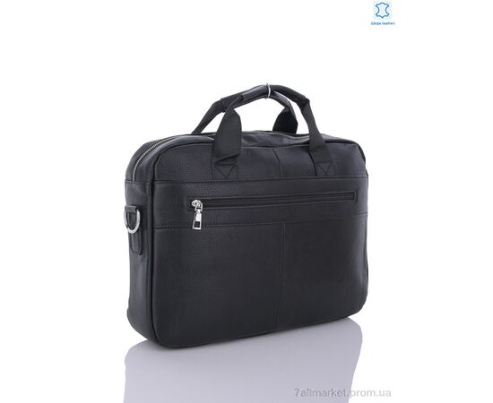 Сумка чоловіча H3 black 30*38*7 см, "Sunshine bag" недорого оптом від прямого постачальника, зображення 2