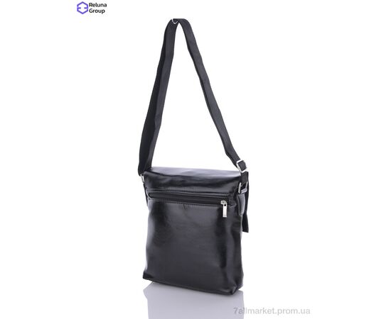 Сумка чоловіча 0021-1 black 27*23*5 см, "Reluna Group" недорого оптом від прямого постачальника, зображення 2