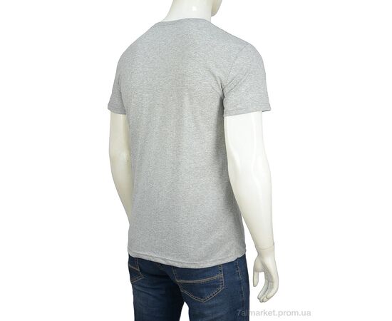 Футболка чоловіча Літо Футболка Х/Б 004-1 grey (5 шт. р.сітка46-54) "Banko" недорого оптом від прямого постачальника, зображення 2 Футболка чоловіча Літо Футболка Х/Б 004-1 grey (5 шт. р.сітка46-54) "Banko" недорого оптом від прямого постачальника, зображення 2